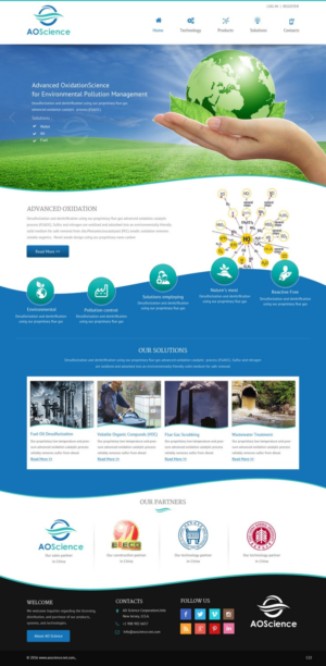 Web Design by pb for AO Science Corporation | Design: #9354020