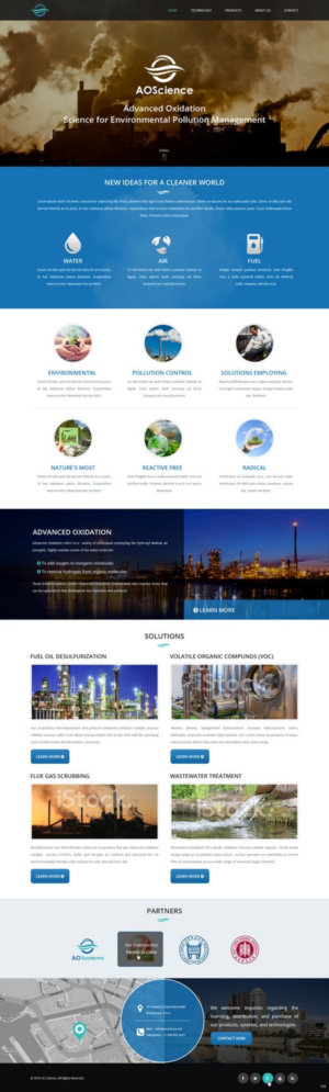 Web Design by pb for AO Science Corporation | Design: #9362493