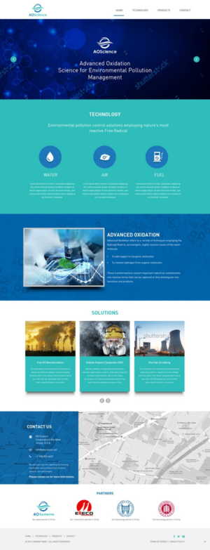 Web Design by pb for AO Science Corporation | Design: #9362513