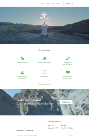 Web Design par dii pour AO Science Corporation | Design : #9436757