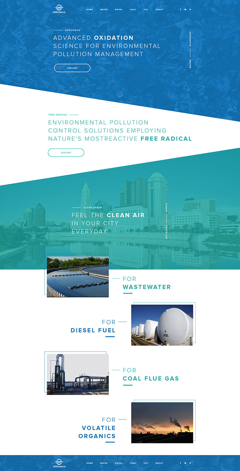 Web Design par dii pour AO Science Corporation | Design #9497466