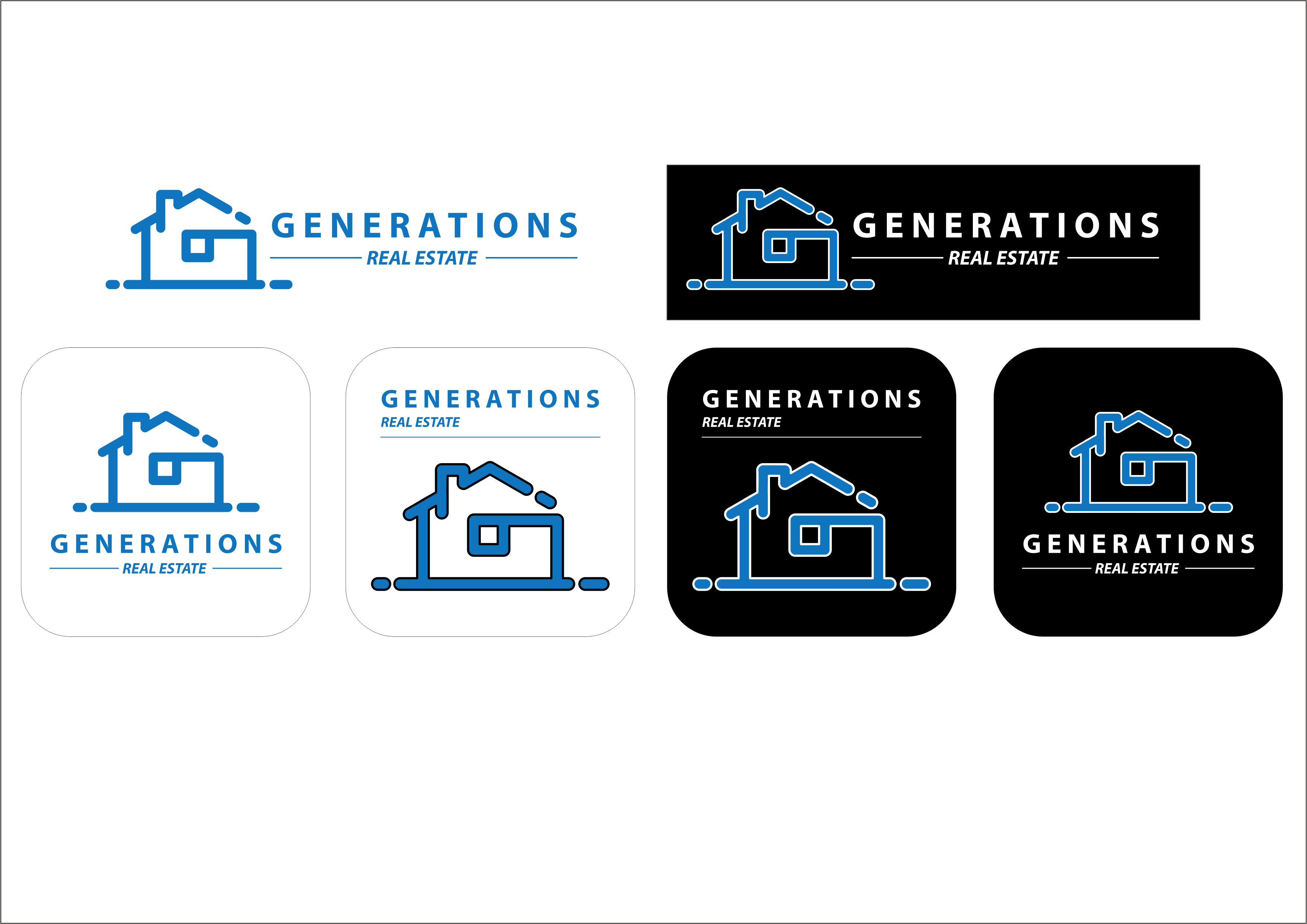 Logo Design by Fiki Purnama for Generations Real Estate | Design #9446199
