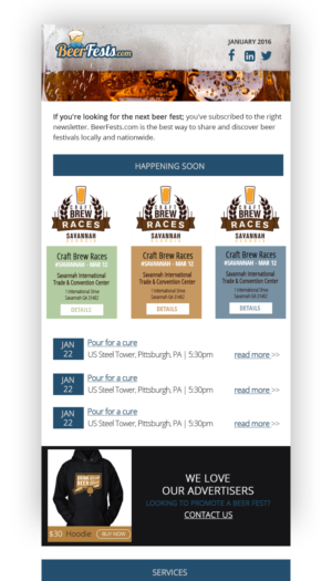 Newsletter Design by Jan Hobson