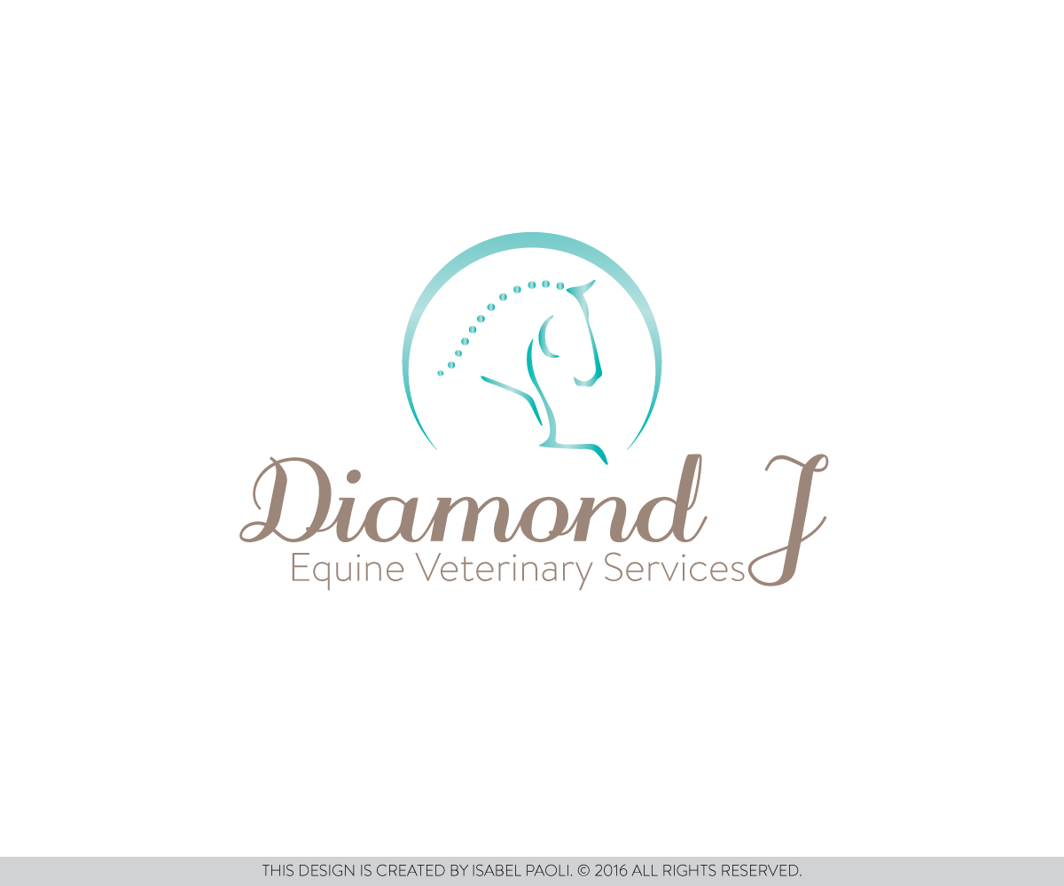 Logo Design by isabel.paoli for Diamond J Veterinary Services | Design #9395262