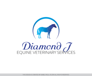 Logo Design by isabel.paoli for Diamond J Veterinary Services | Design: #9395263