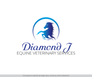 Logo Design by isabel.paoli for Diamond J Veterinary Services | Design: #9395264