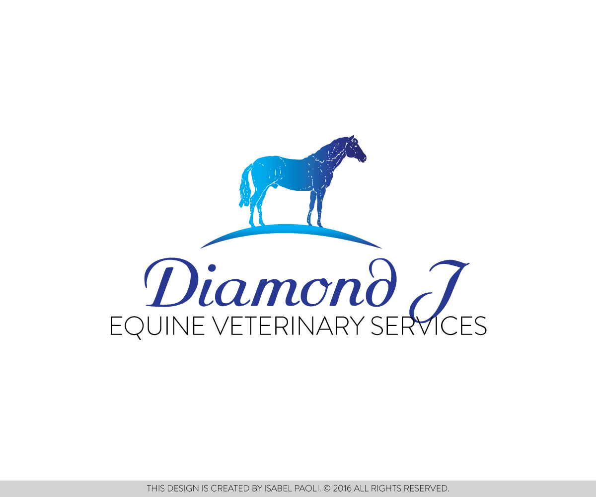 Diseño de Logo por isabel.paoli para Diamond J Veterinary Services | Diseño #9405902
