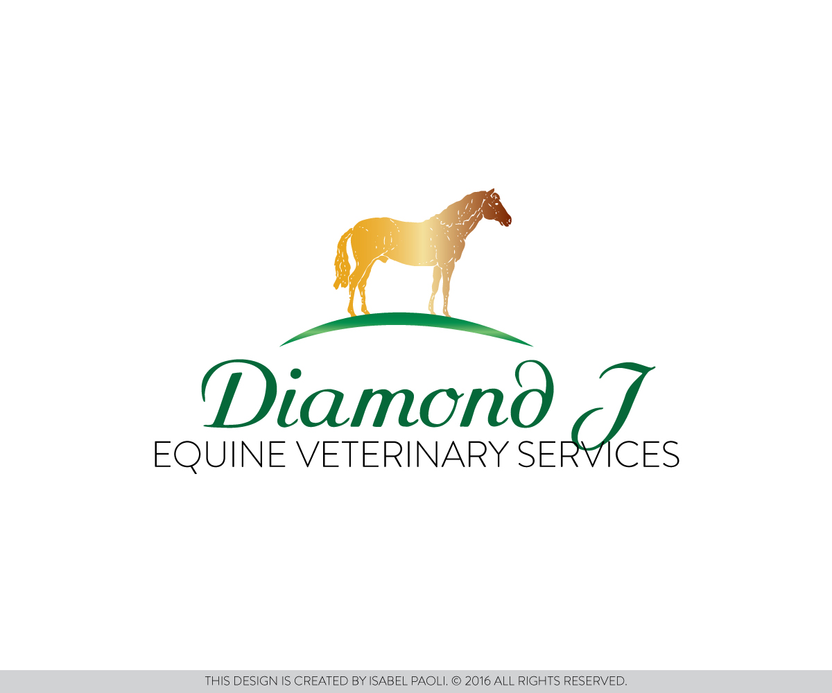 Logo Design by isabel.paoli for Diamond J Veterinary Services | Design #9405903