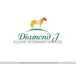 Logo Design by isabel.paoli for Diamond J Veterinary Services | Design: #9405903