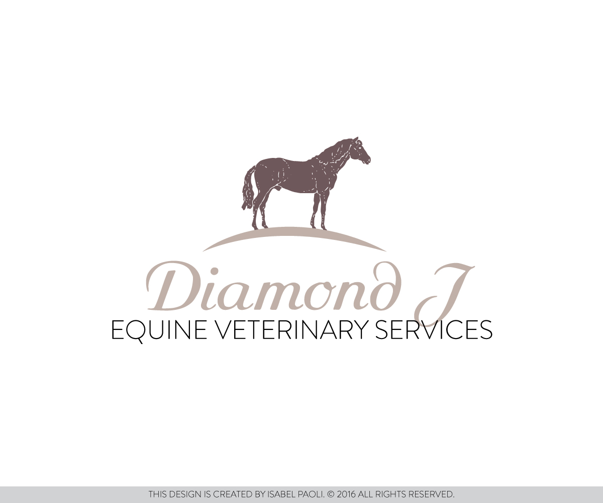 Logo Design by isabel.paoli for Diamond J Veterinary Services | Design #9409313
