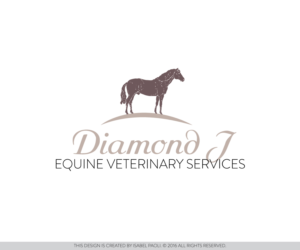 Logo Design by isabel.paoli for Diamond J Veterinary Services | Design: #9409313