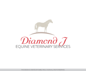 Logo Design by isabel.paoli for Diamond J Veterinary Services | Design: #9409317