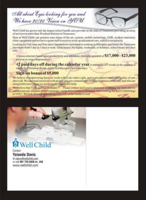 Design de Carte Postale par yadavsushil pour Wellchild | Design #9400978