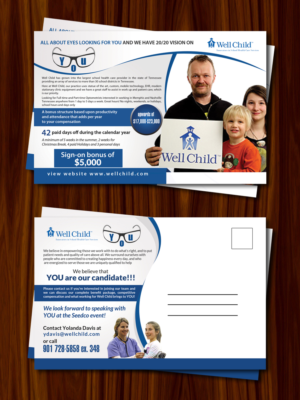 Design de Carte Postale par debdesign pour Wellchild | Design : #9390802