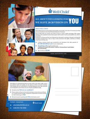 Design de Carte Postale par debdesign pour Wellchild | Design : #9393284