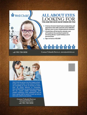Design de Carte Postale par creative.bugs pour Wellchild | Design : #9358530