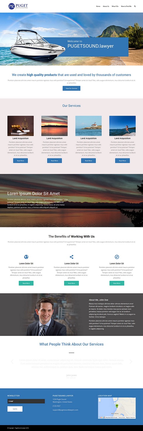 Web Design par Kritagyan pour Glen P. Pszczola, Attorney at Law | Design : #9431728