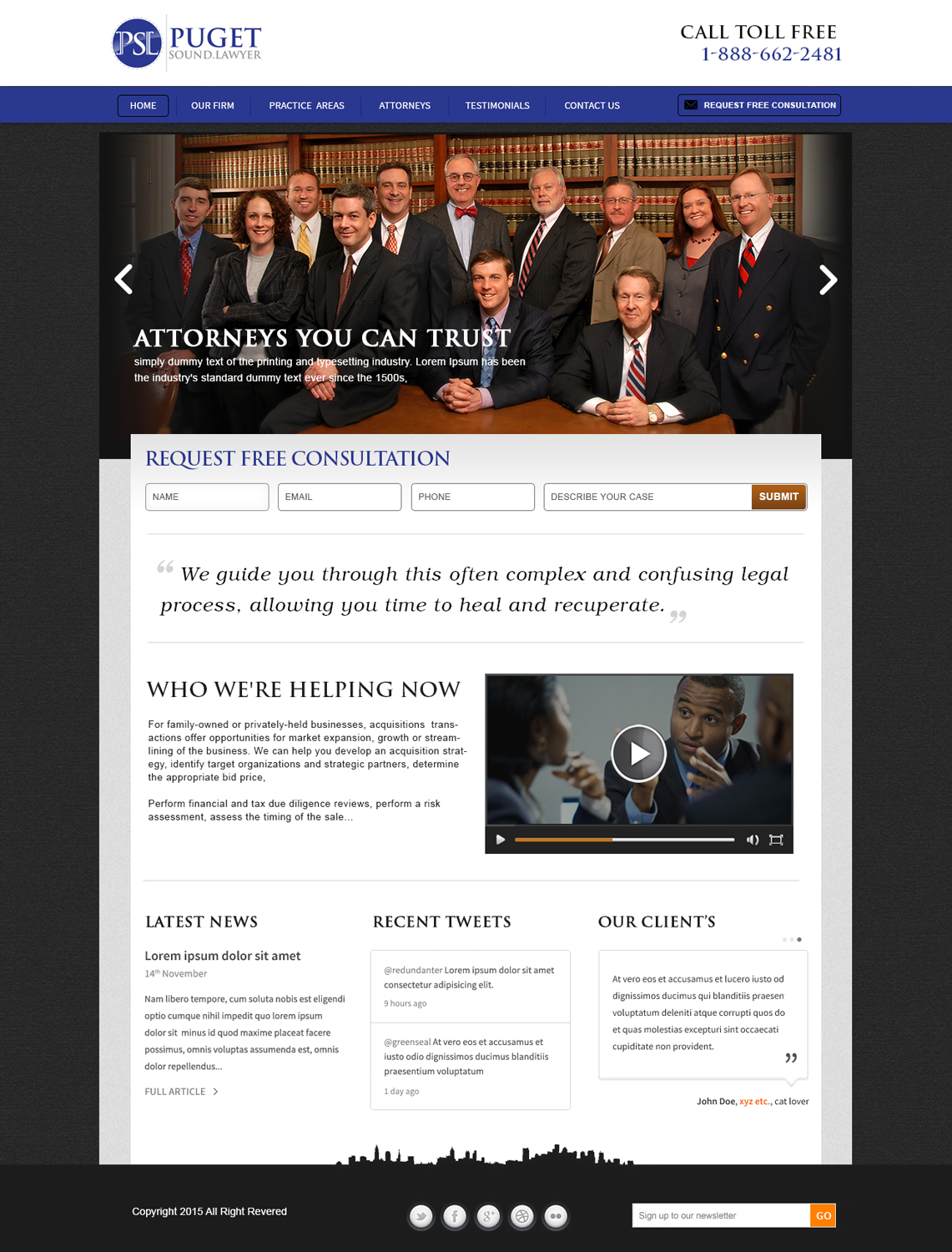 Diseño Web por webxvision para Glen P. Pszczola, Attorney at Law | Diseño #9422547