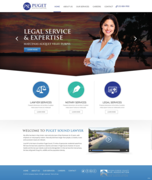 Web Design by pb for Glen P. Pszczola, Attorney at Law | Design: #9354391