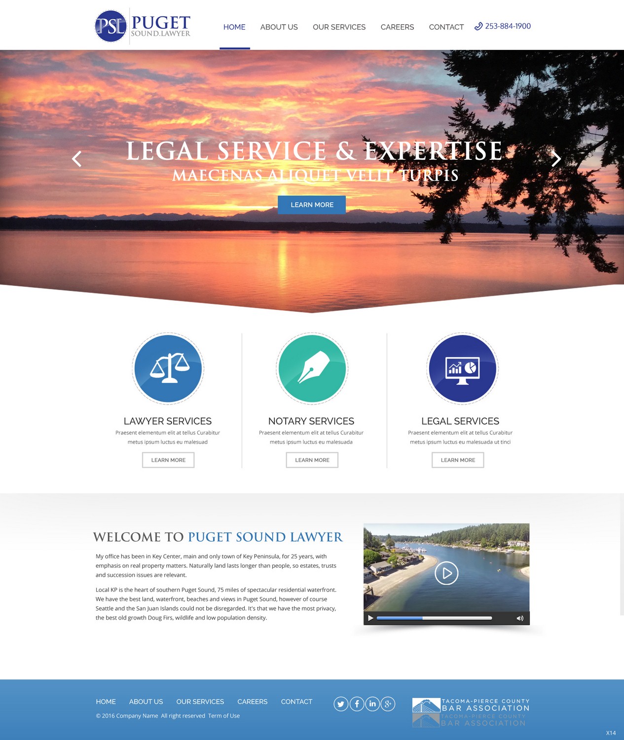 Web Design by pb for Glen P. Pszczola, Attorney at Law | Design #9354393