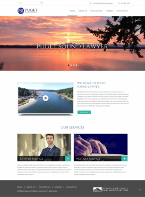 Web Design by pb for Glen P. Pszczola, Attorney at Law | Design: #9362888
