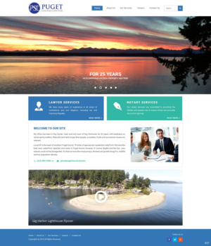 Web Design by pb for Glen P. Pszczola, Attorney at Law | Design: #9362919