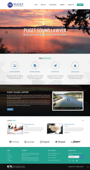 Web Design by pb for Glen P. Pszczola, Attorney at Law | Design: #9362920