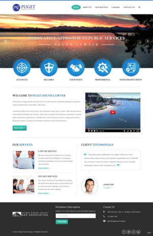 Web Design par pb pour Glen P. Pszczola, Attorney at Law | Design : #9362921