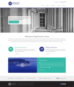 Web Design by pb for Glen P. Pszczola, Attorney at Law | Design: #9362922