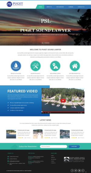 Web Design by pb for Glen P. Pszczola, Attorney at Law | Design: #9362936