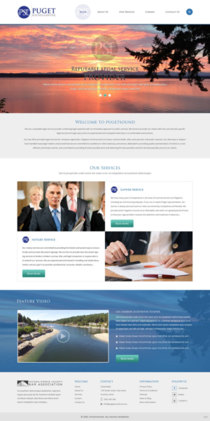 Web Design by pb for Glen P. Pszczola, Attorney at Law | Design: #9362938