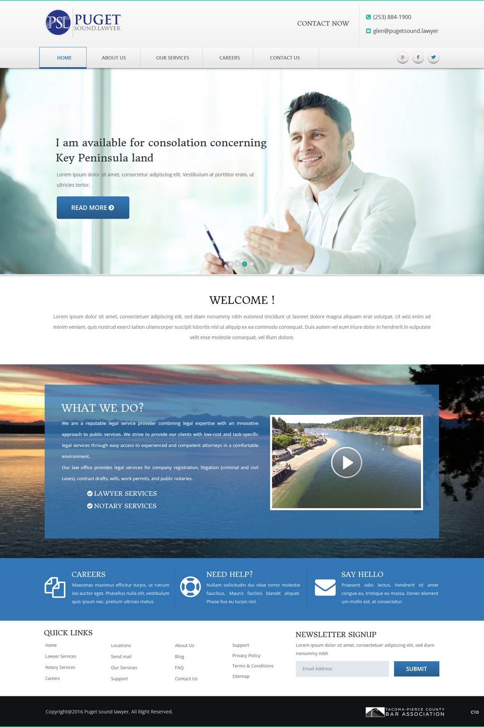 Diseño Web por pb para Glen P. Pszczola, Attorney at Law | Diseño #9362945