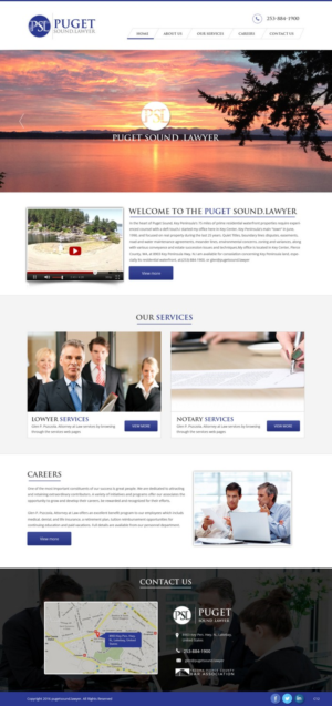 Web Design by pb for Glen P. Pszczola, Attorney at Law | Design: #9362947