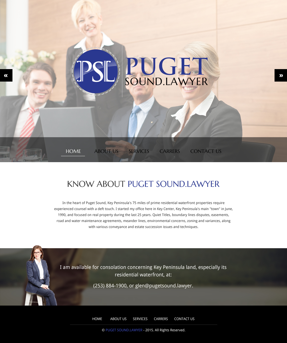 Diseño Web por rightway para Glen P. Pszczola, Attorney at Law | Diseño #9365618