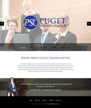 Web Design by rightway for Glen P. Pszczola, Attorney at Law | Design: #9365618