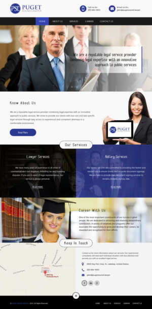 Web Design by rightway for Glen P. Pszczola, Attorney at Law | Design: #9365624