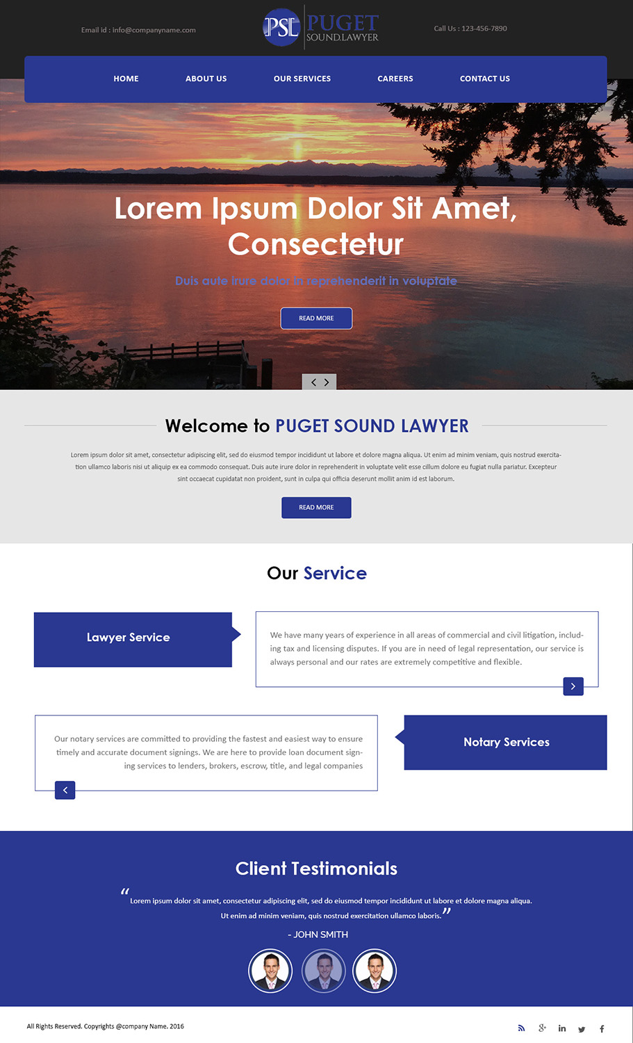 Web-Design von Creations Box 2015 für Glen P. Pszczola, Attorney at Law | Design #9364858