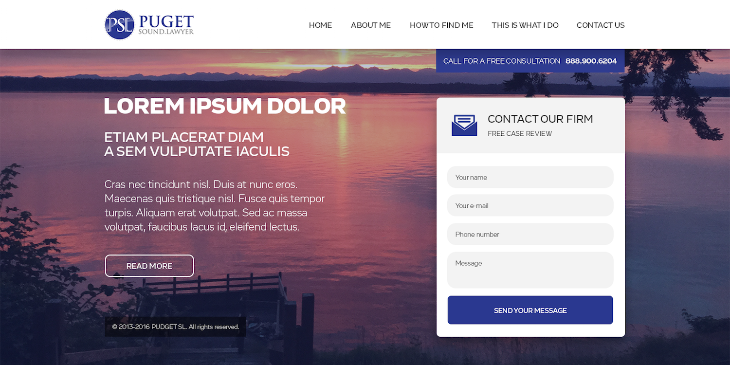 Diseño Web por dii para Glen P. Pszczola, Attorney at Law | Diseño #9386560