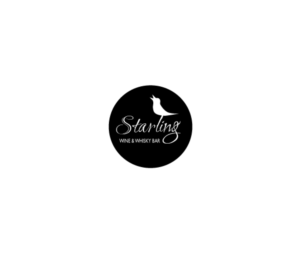 Logo Design by Hiccups Design for The Starling - Wine & Whiskey Bar | Design: #9352537
