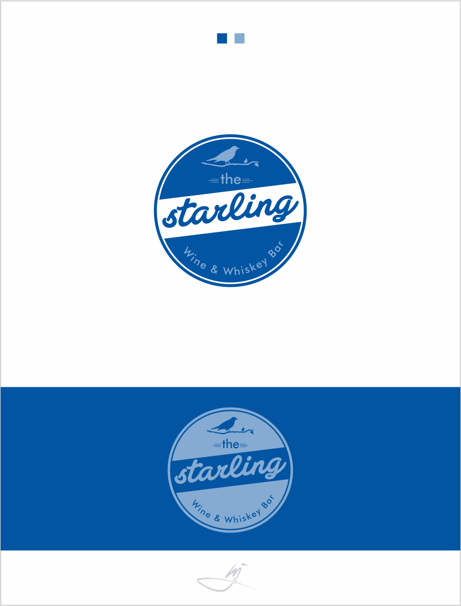 Design de Logo par Mimi &amp; Max pour The Starling - Wine & Whiskey Bar | Design #9370931