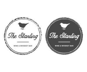 Logo Design by myh0528 for The Starling - Wine & Whiskey Bar | Design #9356923