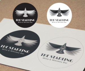 Logo Design by FindCreative for The Starling - Wine & Whiskey Bar | Design: #9349722