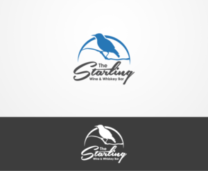 Logo Design by Grapismo Brand Studio for The Starling - Wine & Whiskey Bar | Design: #9441793