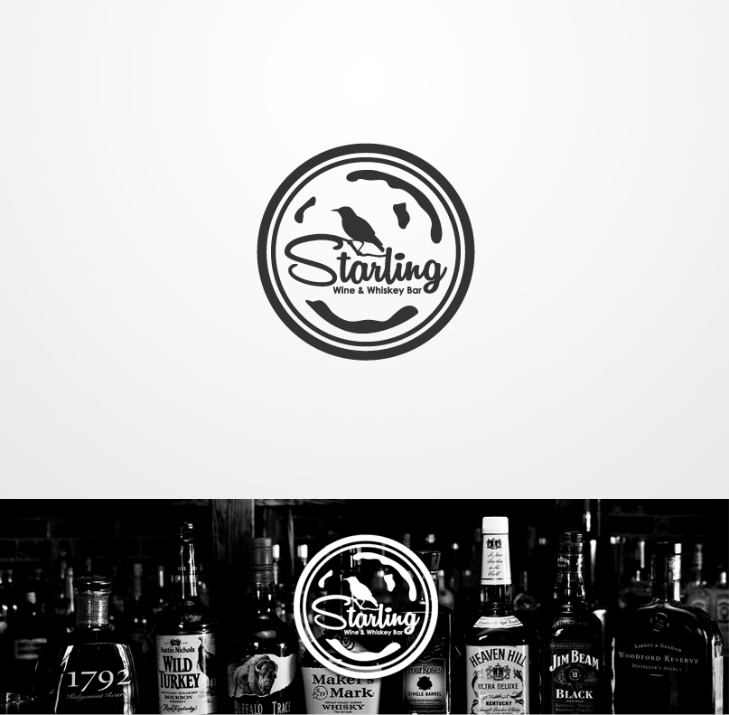 Logo Design by Grapismo Brand Studio for The Starling - Wine & Whiskey Bar | Design #9443046