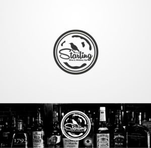 Logo Design by Grapismo Brand Studio for The Starling - Wine & Whiskey Bar | Design: #9443046