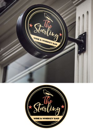 Logo Design by bulut_harbeli for The Starling - Wine & Whiskey Bar | Design: #9424070