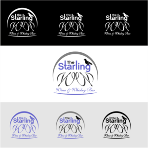 Logo Design by arithewi for The Starling - Wine & Whiskey Bar | Design: #9354949