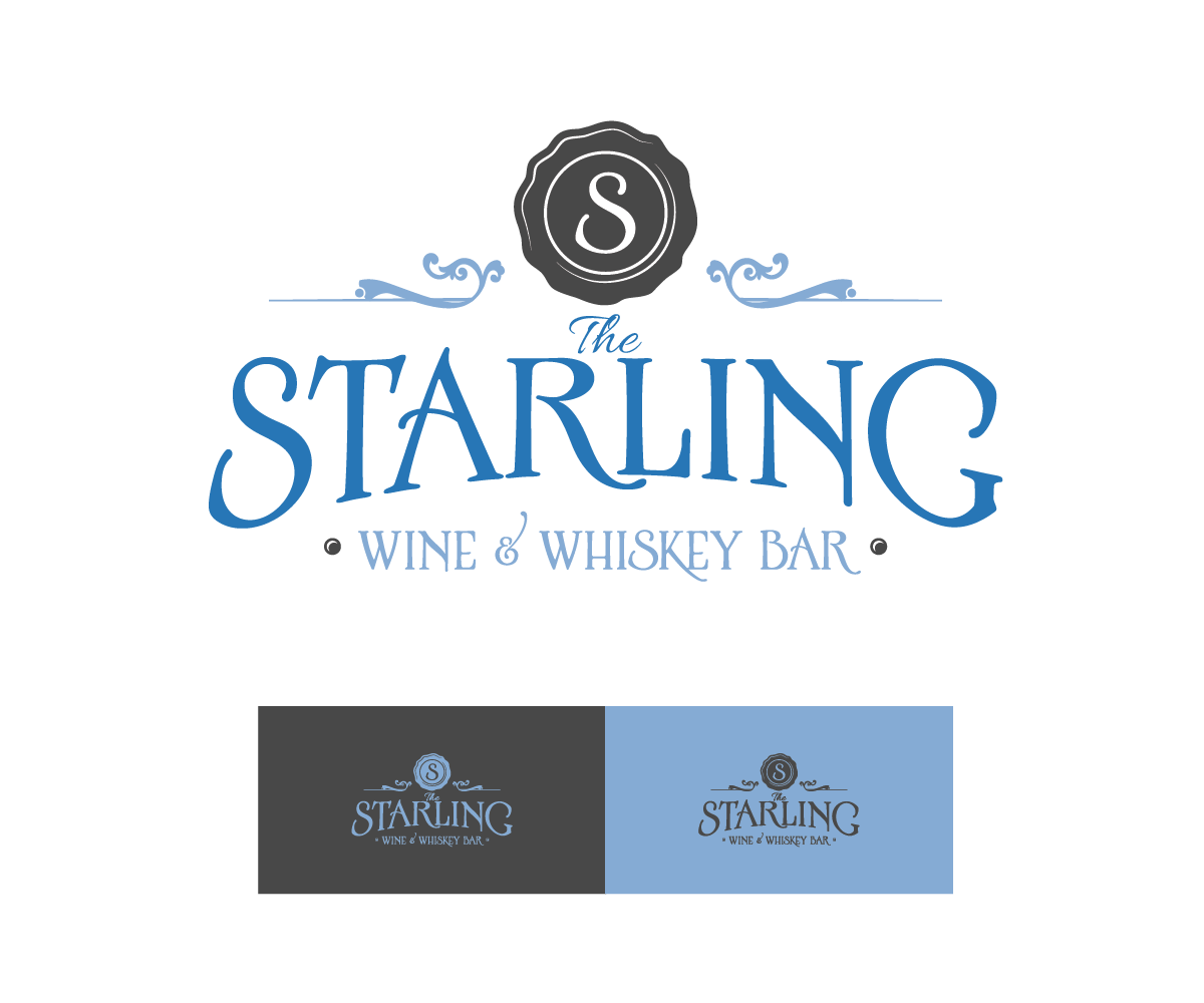 Design de Logo par jendgraphics pour The Starling - Wine & Whiskey Bar | Design #9422327