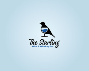Logo Design by Camaleón Video Branding for The Starling - Wine & Whiskey Bar | Design #9854044