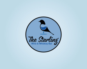 Logo Design by Camaleón Video Branding for The Starling - Wine & Whiskey Bar | Design: #9878150